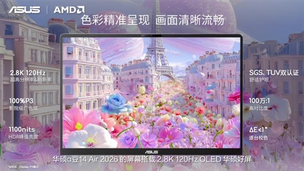 性能与AI实现跨越式突破 华硕重磅发布2026 AMD锐龙AI PC全能本产品阵容！(图17)