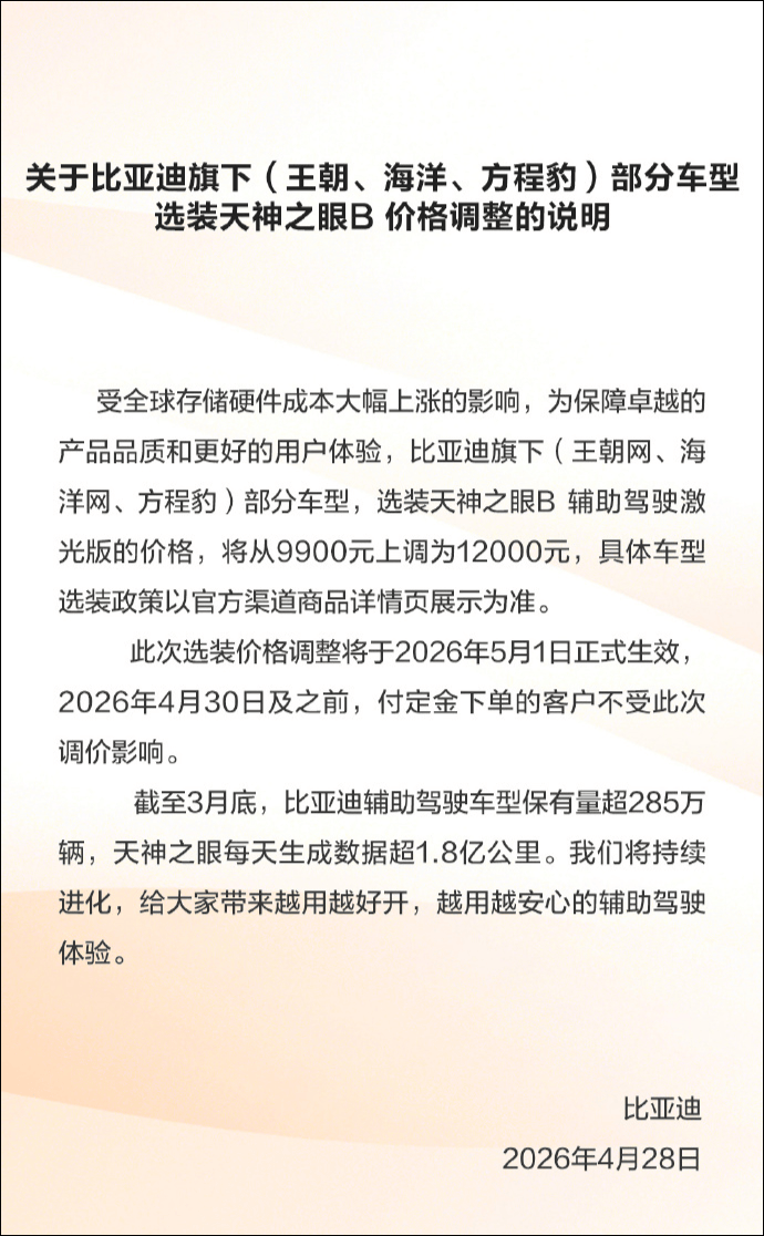 车展AI热潮之后2026年汽车变得更贵了？